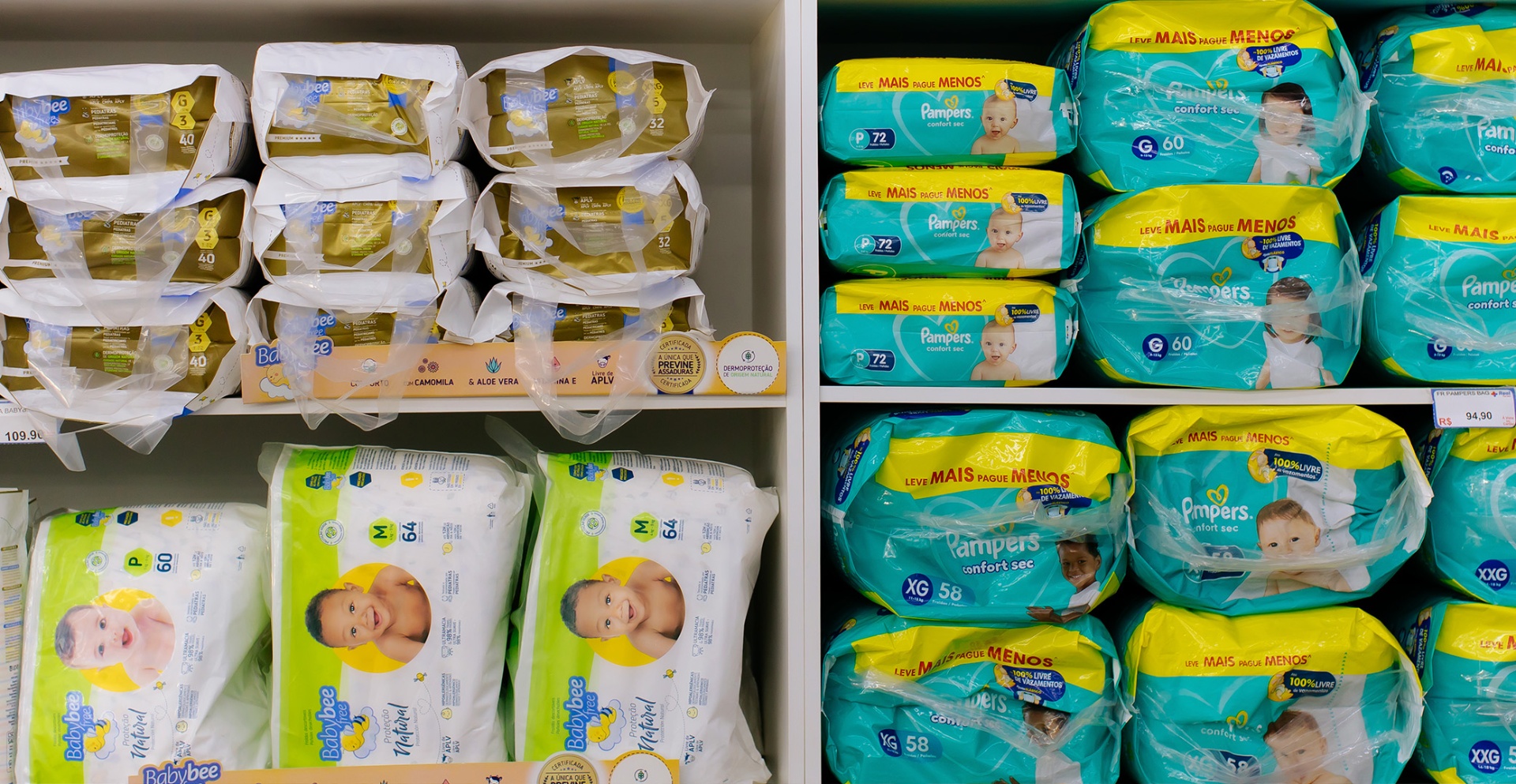 Linha infantil na Real Farma, farmácia em Toledo